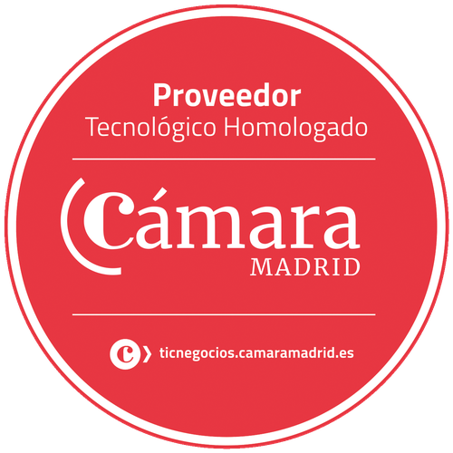 Sello Proveedor Tecnológico Homologado - Cámara de Comercio de Madrid